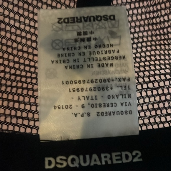 Dsquared2 leopard trucker hat - Picture 4 of 4